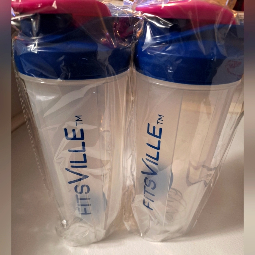 Fitsville Shaker Bottles - 2pk - New in Box